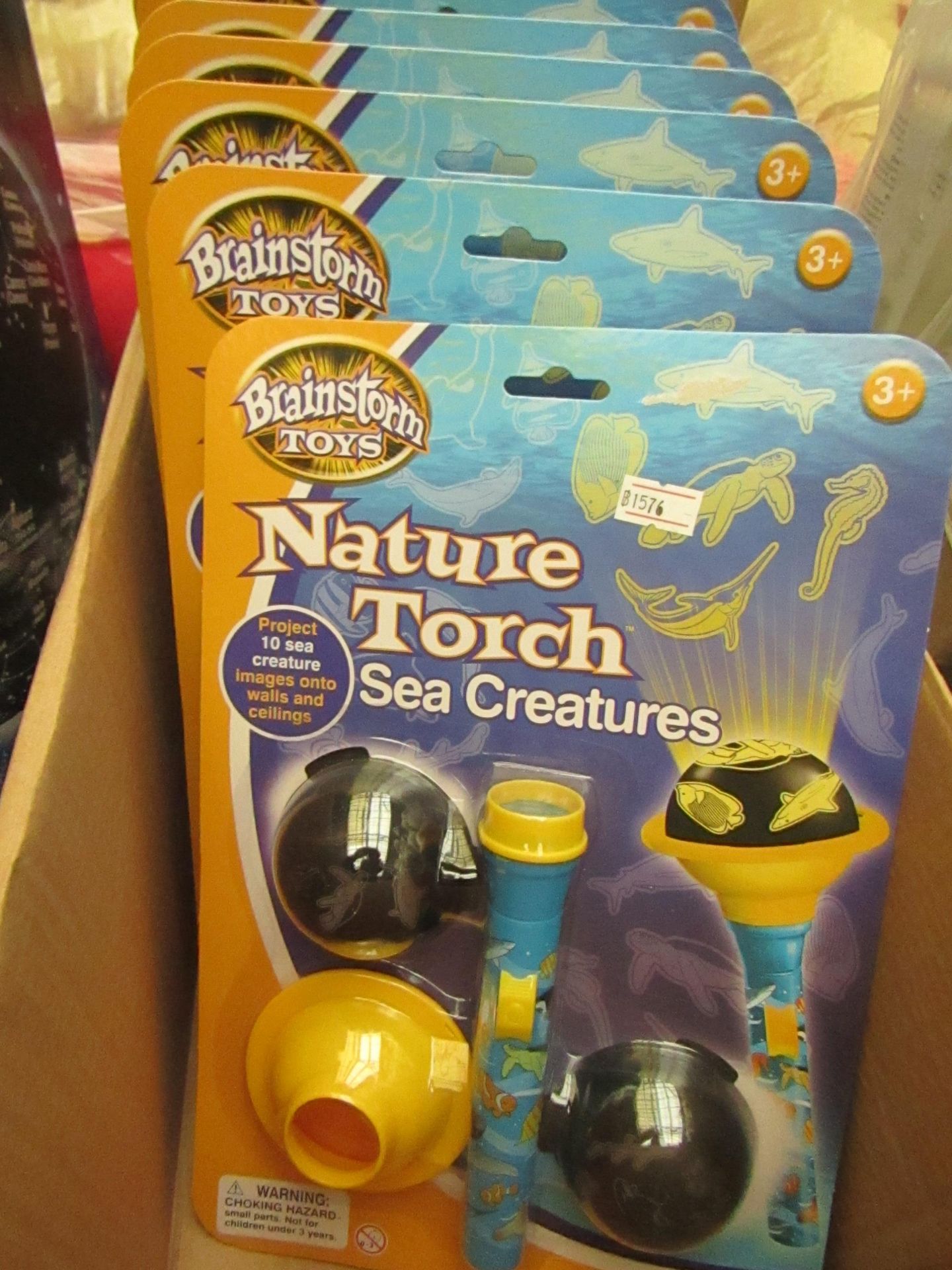 7x Brainstorm - Nature Torch Sea Creatures - All Packaged.