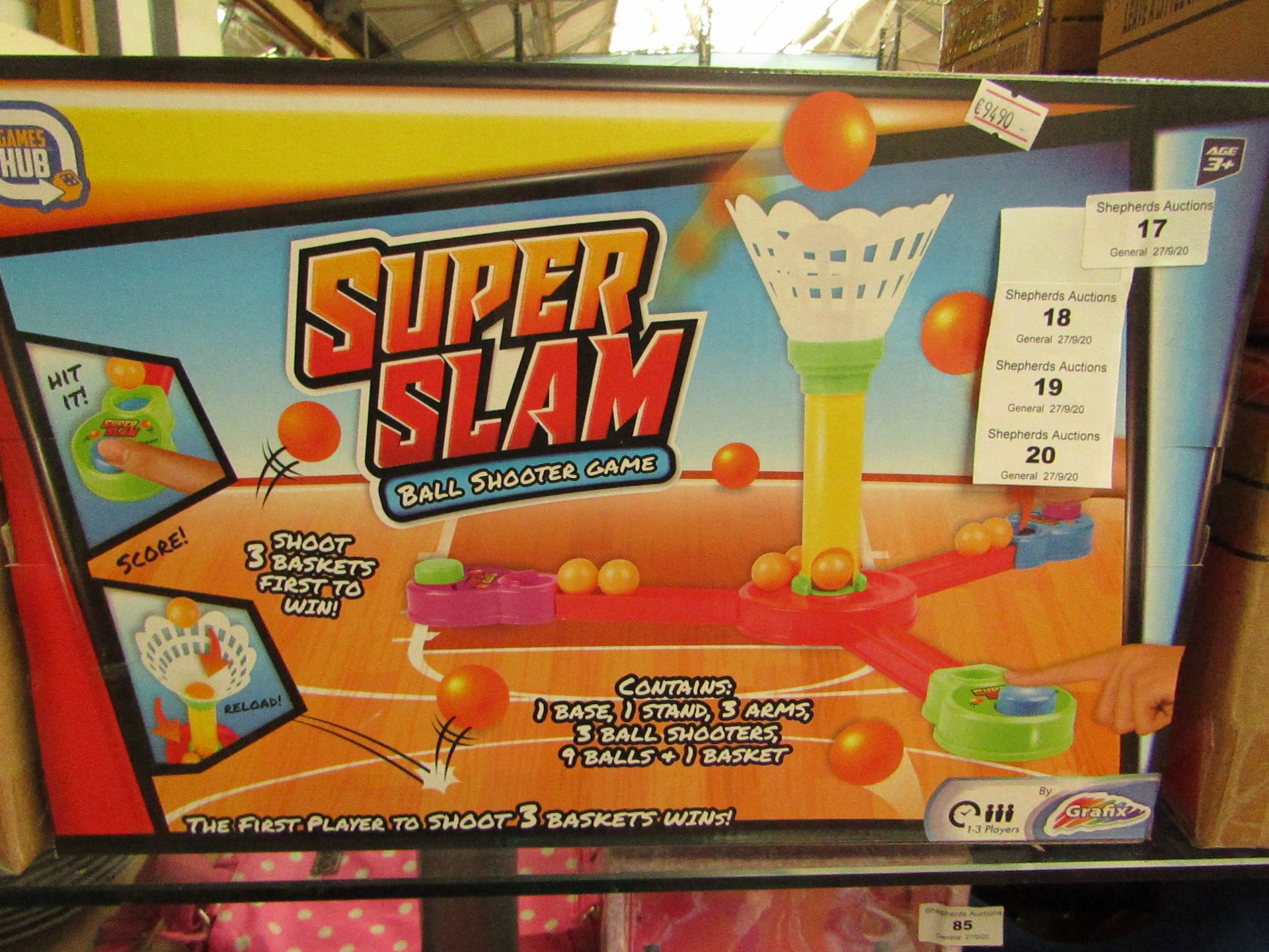 Games Hub - Super Slam Ball Shooter Game - Look New & Boxed.