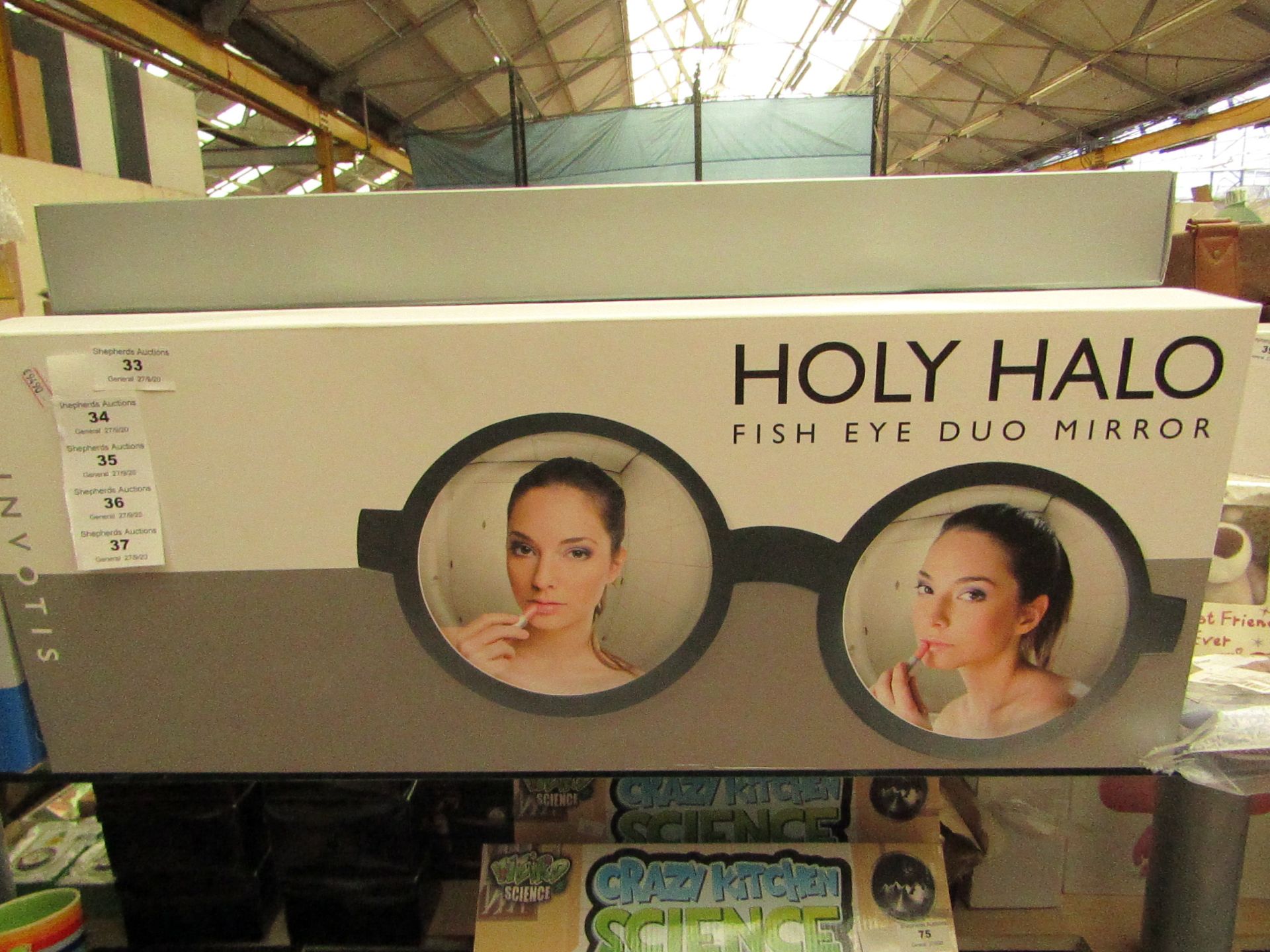 Invotis - Holy Halo - Fish Eye Duo Mirror - Unchecked & Boxed.