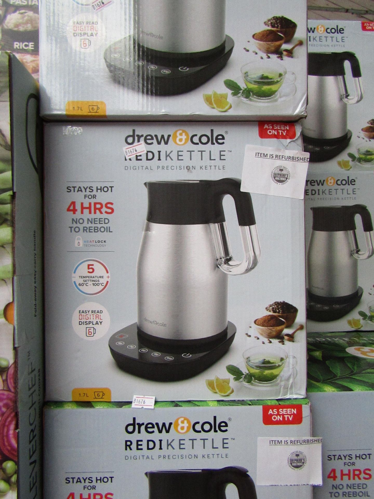 | 1X | DREW AND COLE REDI KETTLE | REFURBISHED AND BOXED | NO ONLINE RESALE | SKU C5060541513587 |