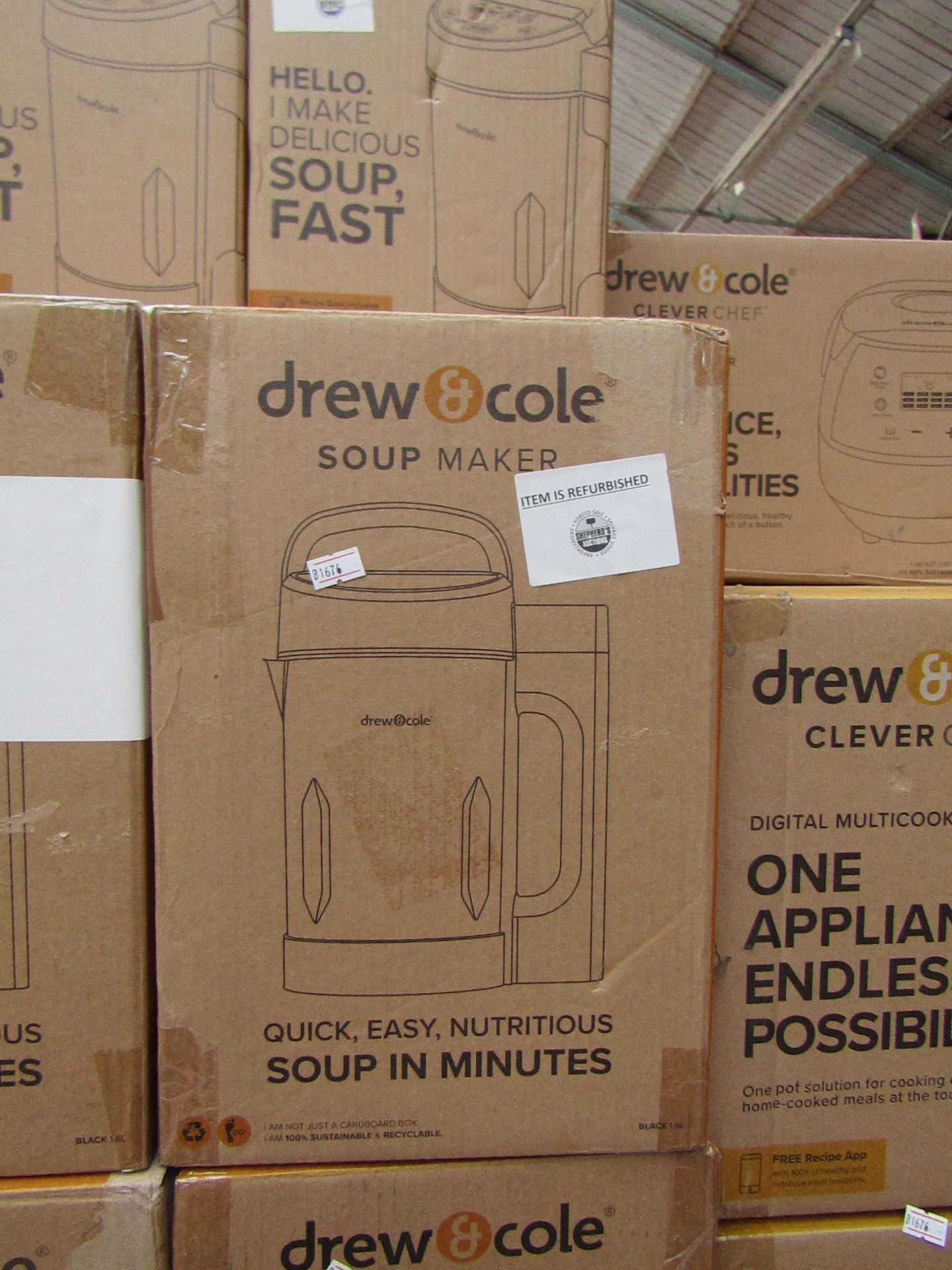 | 1X | DREW AND COLE SOUP CHEF | BOXED AND REFURBISHED | NO ONLINE RESALE | SKU C5060541516809 | RRP