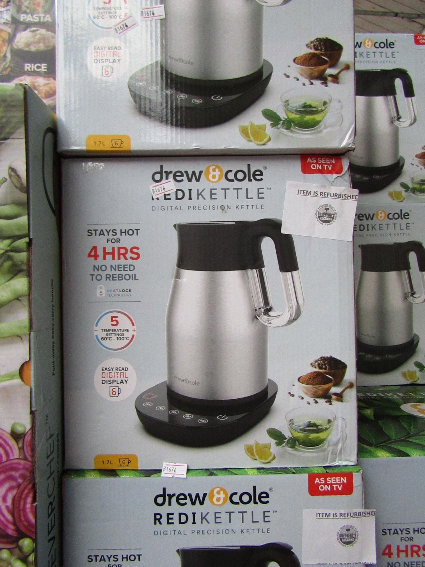 | 1X | DREW AND COLE REDI KETTLE | REFURBISHED AND BOXED | NO ONLINE RESALE | SKU C5060541513587 |