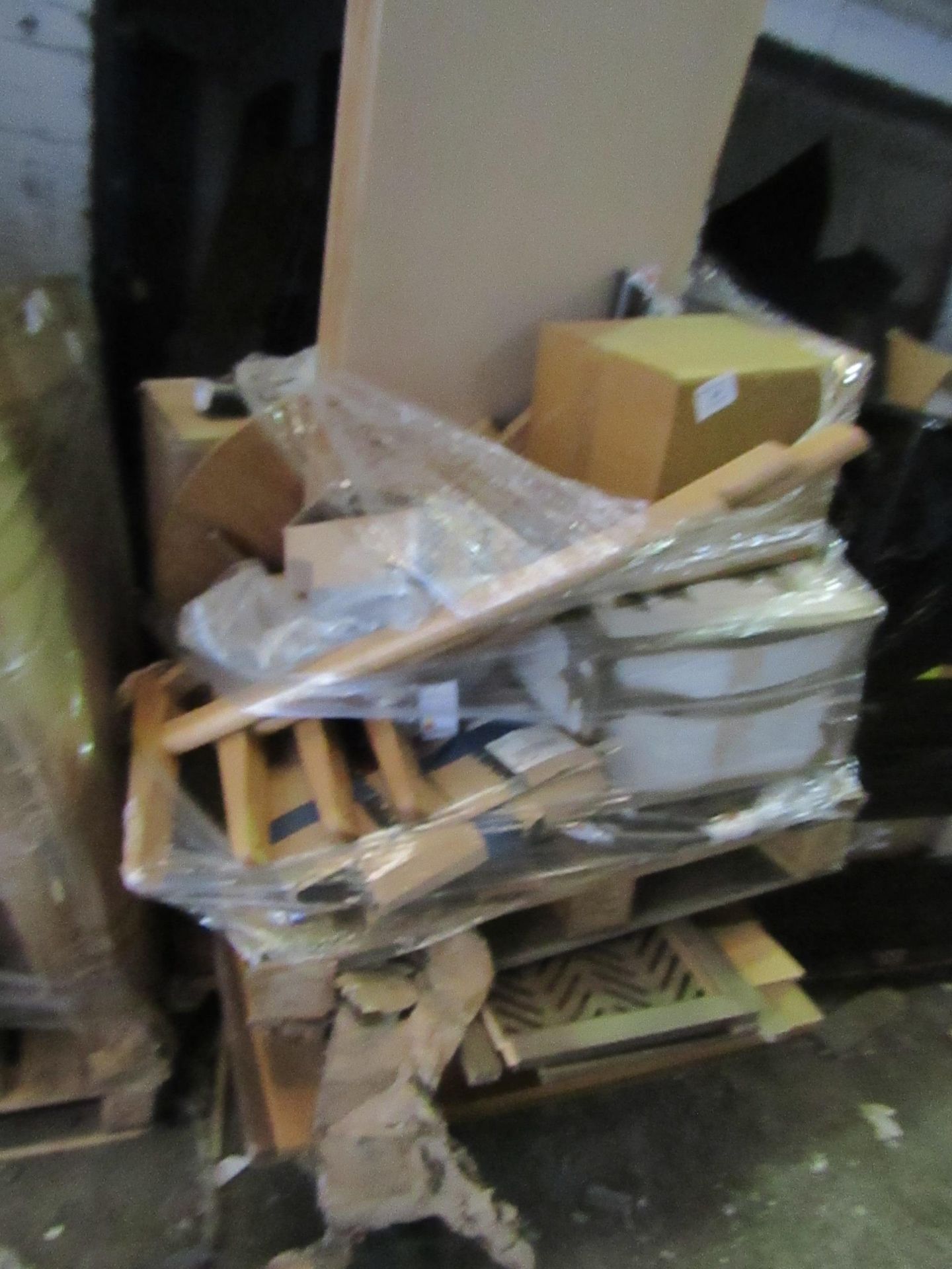 | 1X | PALLET OF COX AND COX  B.E.R FURNITURE, UNMANIFESTED, WE HAVE NO IDEA WHAT IS ON THESE