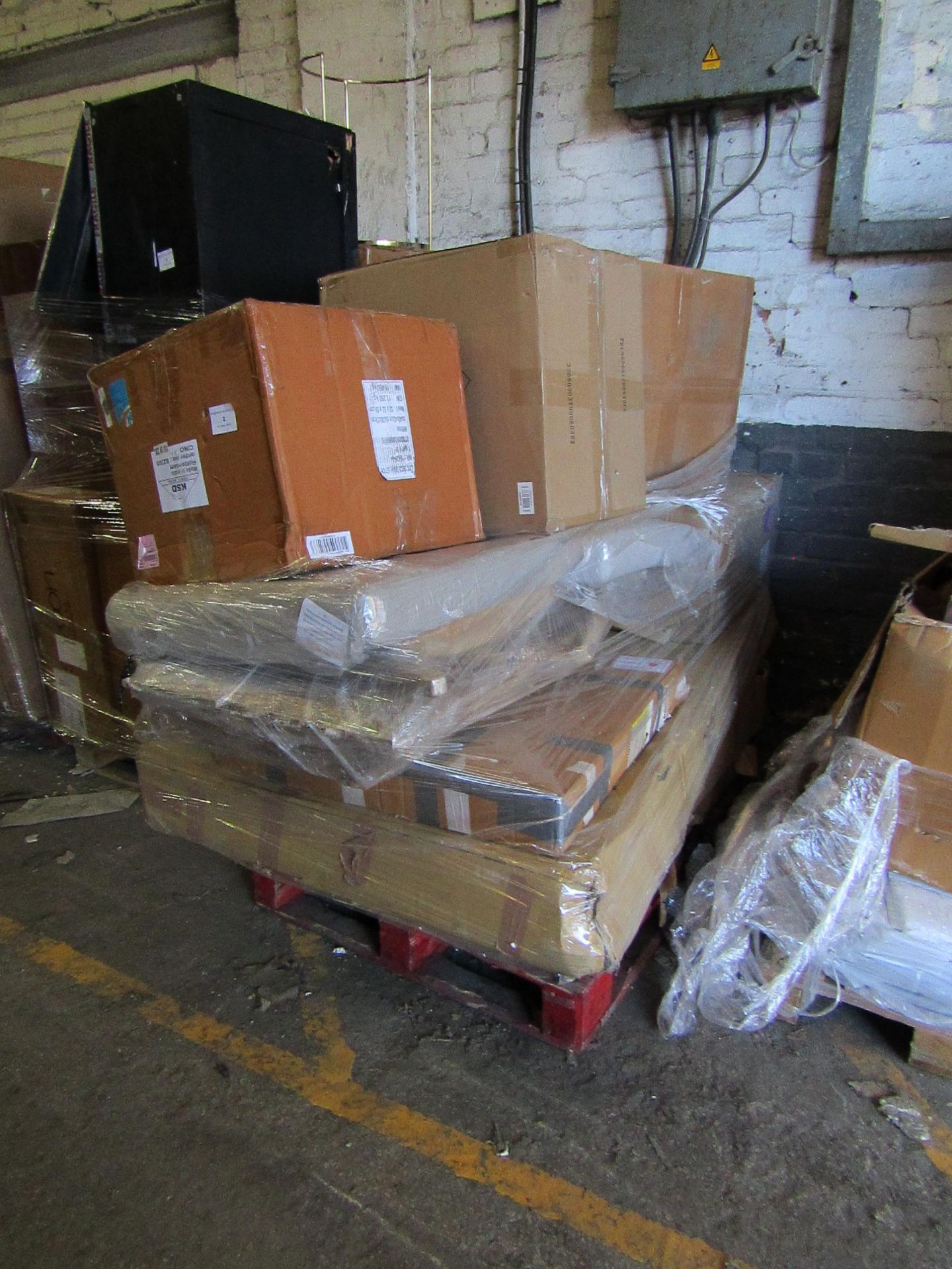 | 1X | PALLET OF COX AND COX  B.E.R FURNITURE, UNMANIFESTED, WE HAVE NO IDEA WHAT IS ON THESE