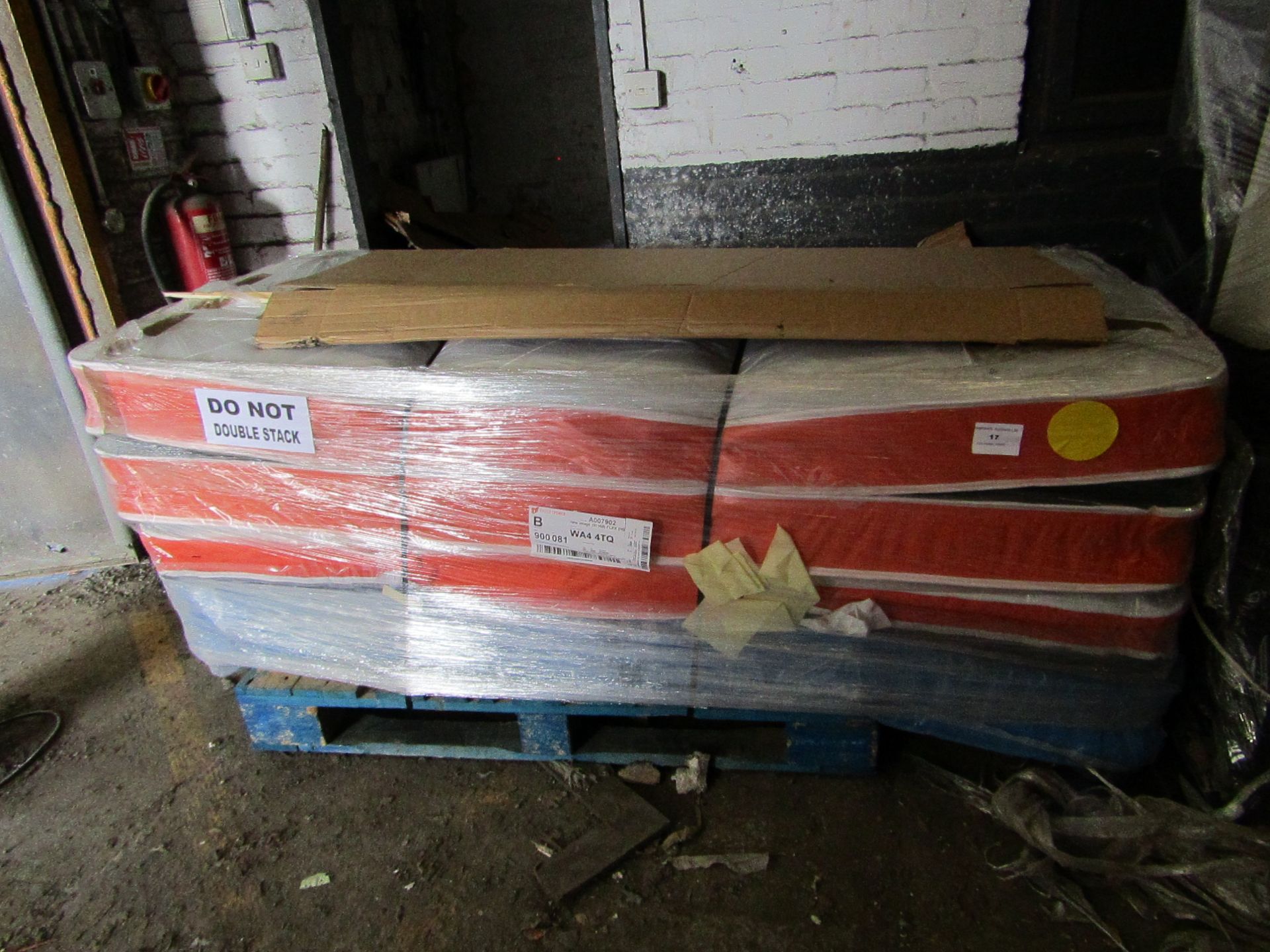 | 1X | PALLET OF 4X JAYBE SINGLE MATTRESSES  | UNCHECKED CUSTOMER RETURNS |