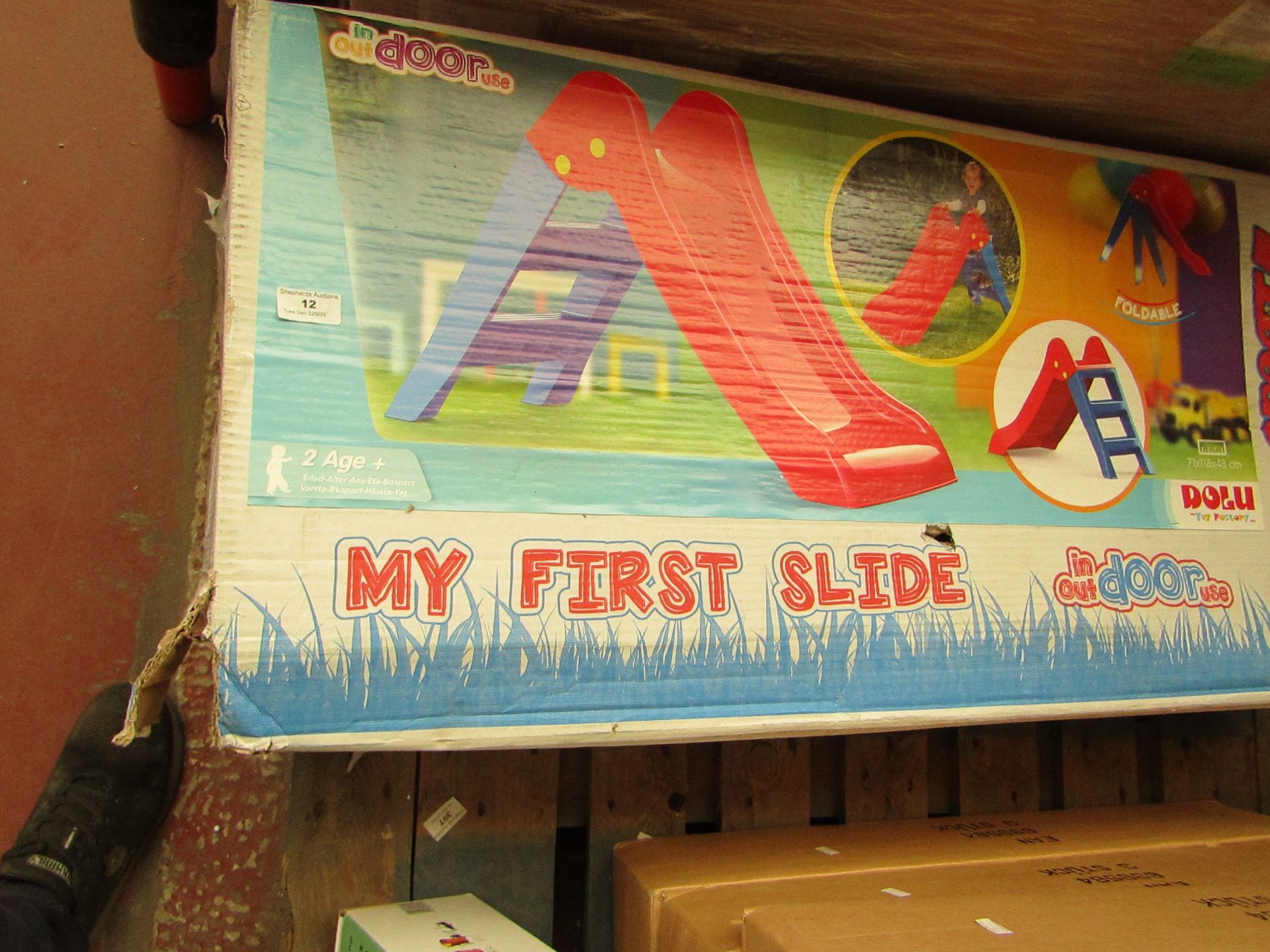 Dolu Toy Factory "My First Slide" In/Out Door Use boxed unchecked