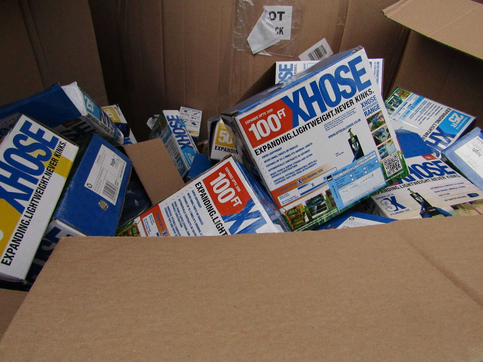 | 1X | PALLET OF APPROX 60 - 70 VARIOUS XHOSES | ALL ITEMS UNCHECKED SOME BOXED MOSTLY LOOSE IN