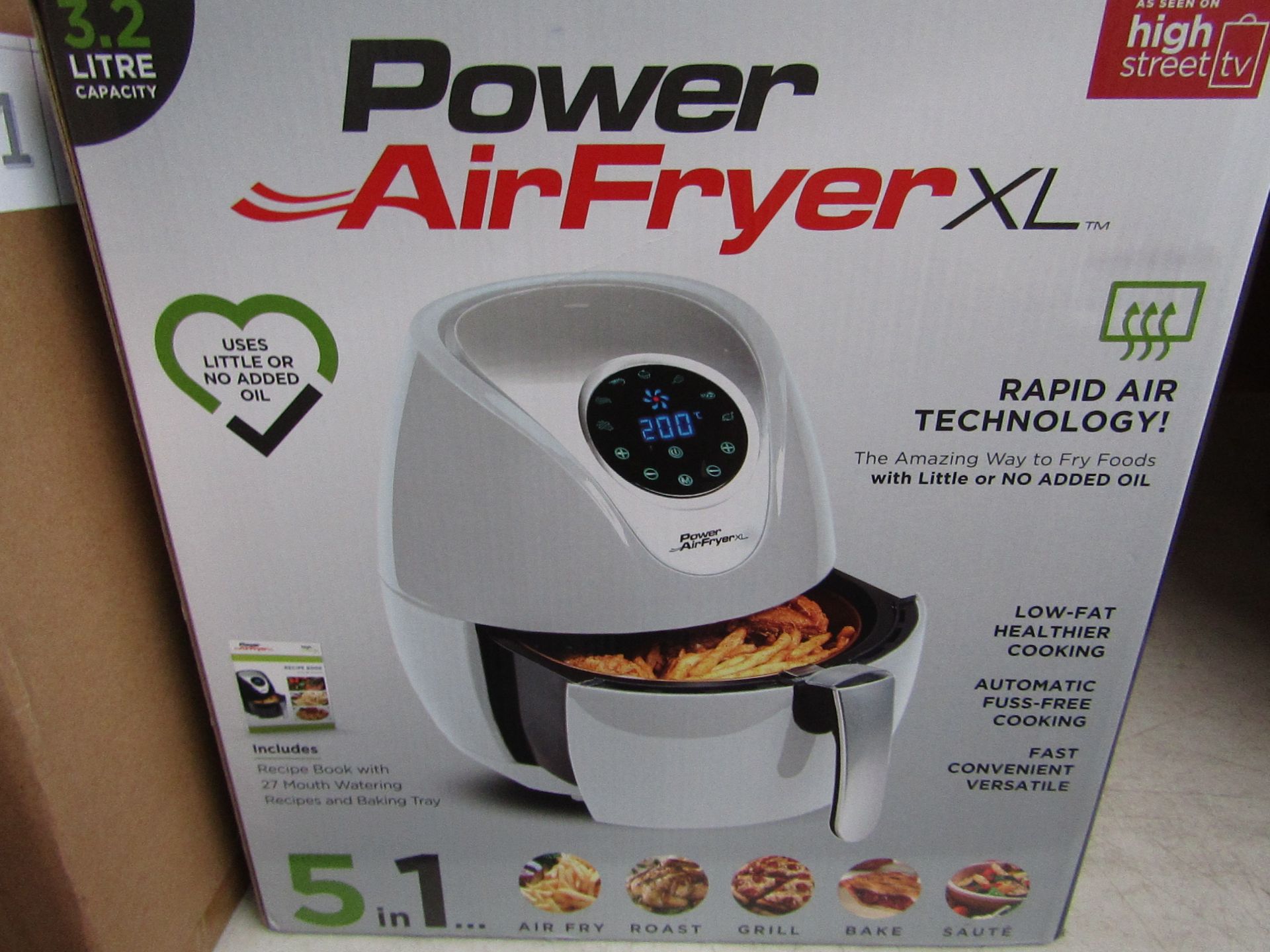 | 2X | POWER AIR FRYER XL 3.2 LTR| UNCHECKED AND BOXED SOME MAY BE IN NON PICTURE BROWN BOXES| NO