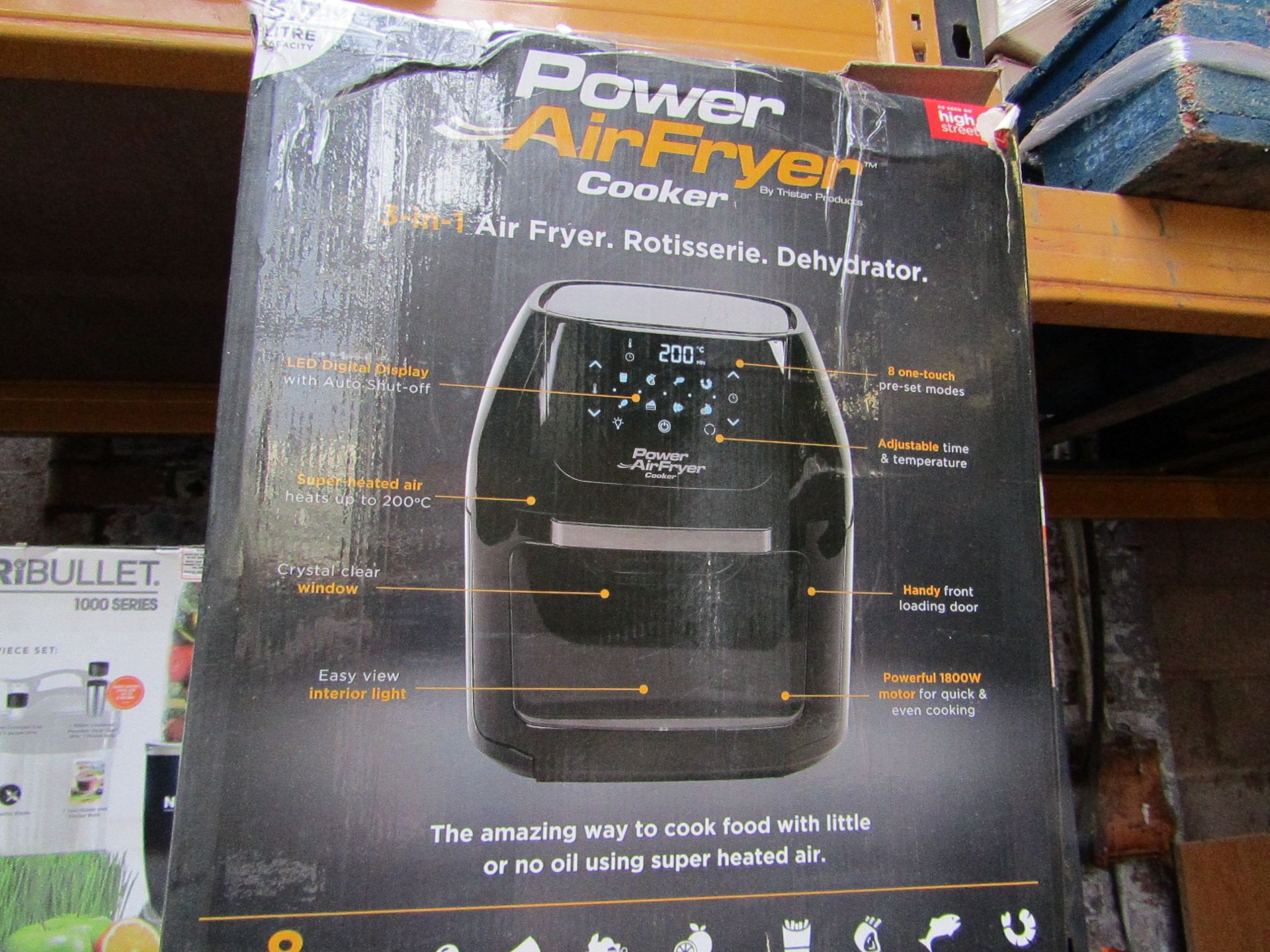 | 6X | POWER AIR FRYER COOKERS 5.7 LITRES | UNCHECKED AND BOXED SOME MAY BE IN NON PICTURE BROWN