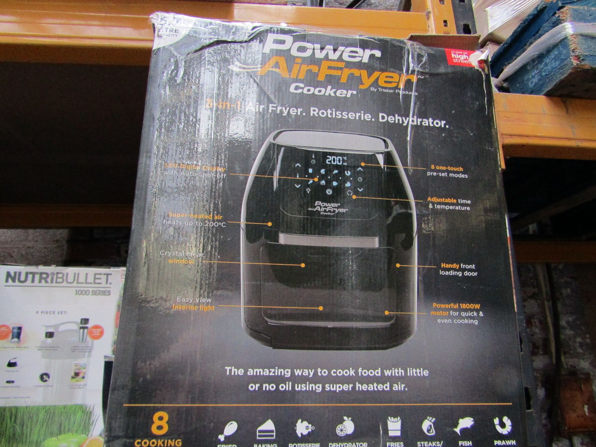 | 6X | POWER AIR FRYER COOKERS 5.7 LITRES | UNCHECKED AND BOXED SOME MAY BE IN NON PICTURE BROWN