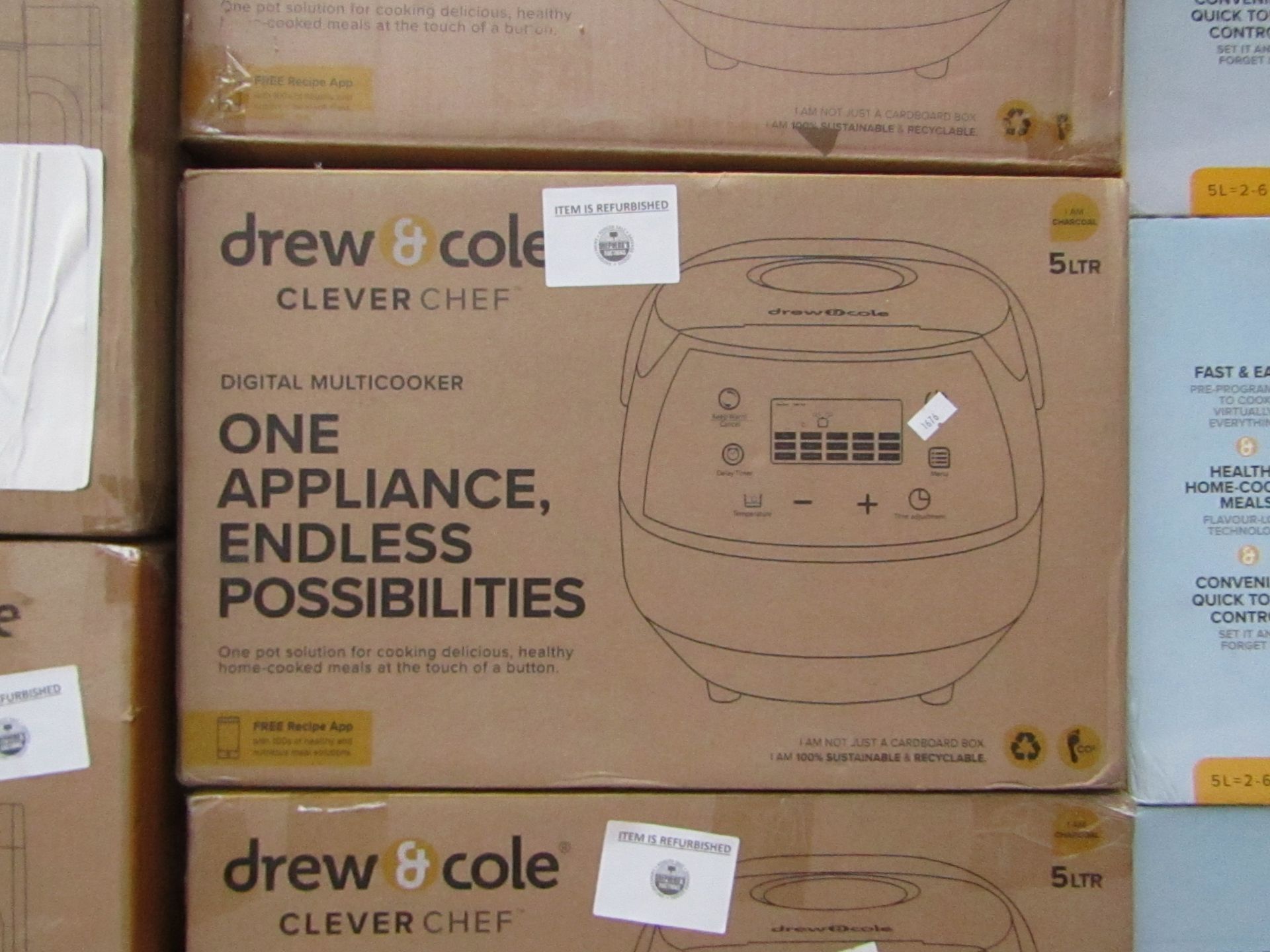 | 1X | DREW AND COLE CLEVER CHEF | BOXED AND REFURBISHED | NO ONLINE RESALE | SKU - | RRP £69.99 |