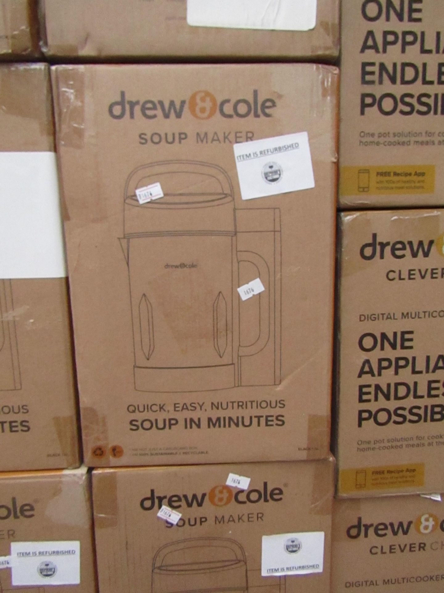 | 1X | DREW AND COLE SOUP CHEF | BOXED AND REFURBISHED | NO ONLINE RESALE | SKU C5060541516809 | RRP