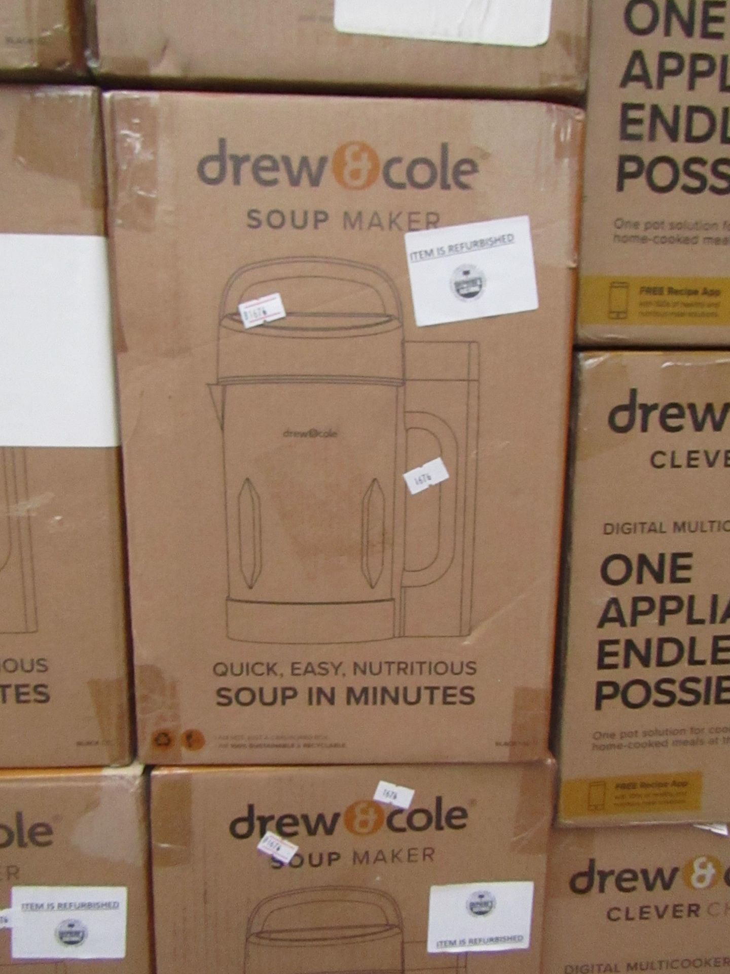 | 1X | DREW AND COLE SOUP CHEF | BOXED AND REFURBISHED | NO ONLINE RESALE | SKU C5060541516809 | RRP