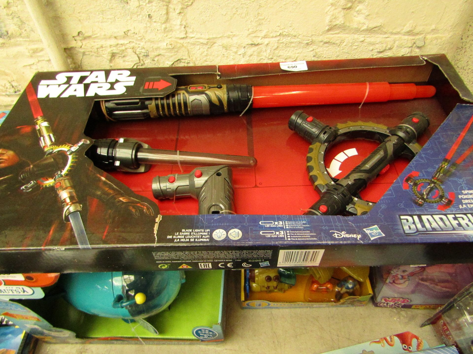 Star wars Blade Runners Spin Action Light Sabre set, unchecked and Boxed