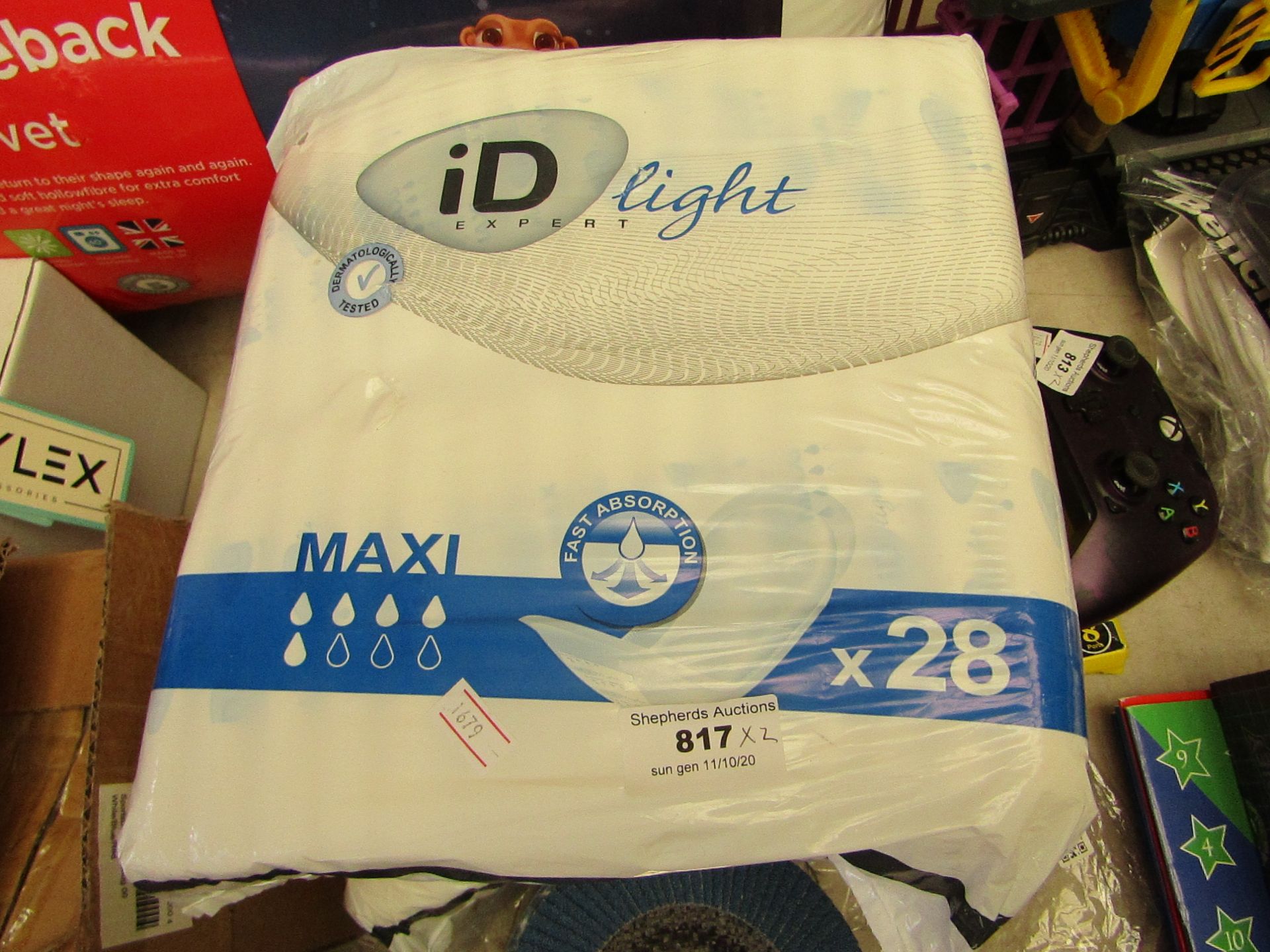 2 Packs of 28 ID Light maxi. New & Packaged