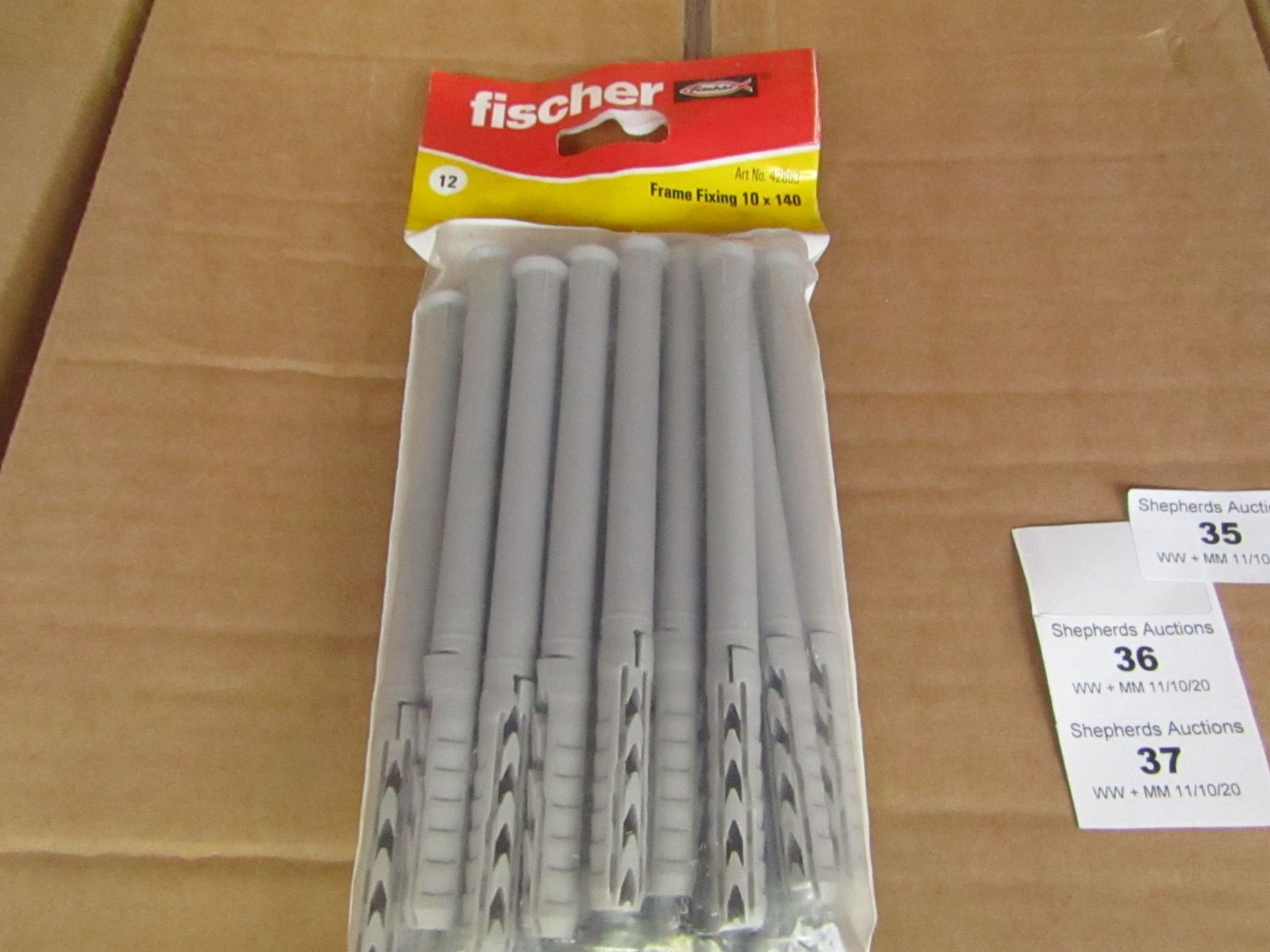 5x Fischer - Frame Fixing 8 x 140 (Packs of 12) - New & Packaged.