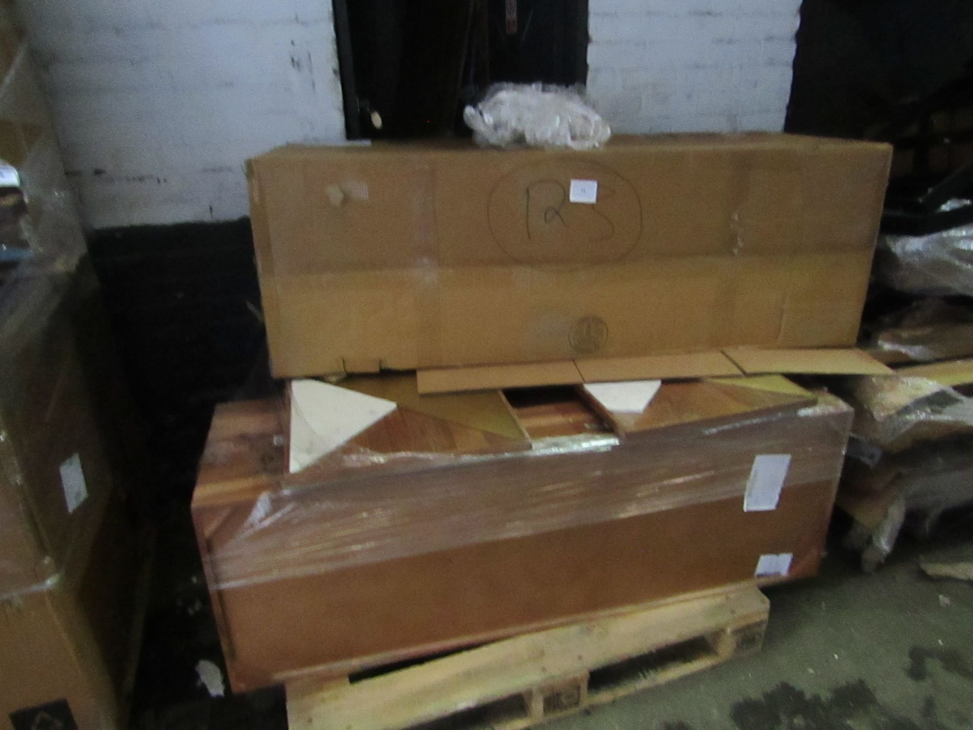 | 1X | PALLET OF swoon B.E.R FURNITURE, UNMANIFESTED, WE HAVE NO IDEA WHAT IS ON THESE PALLETS OR