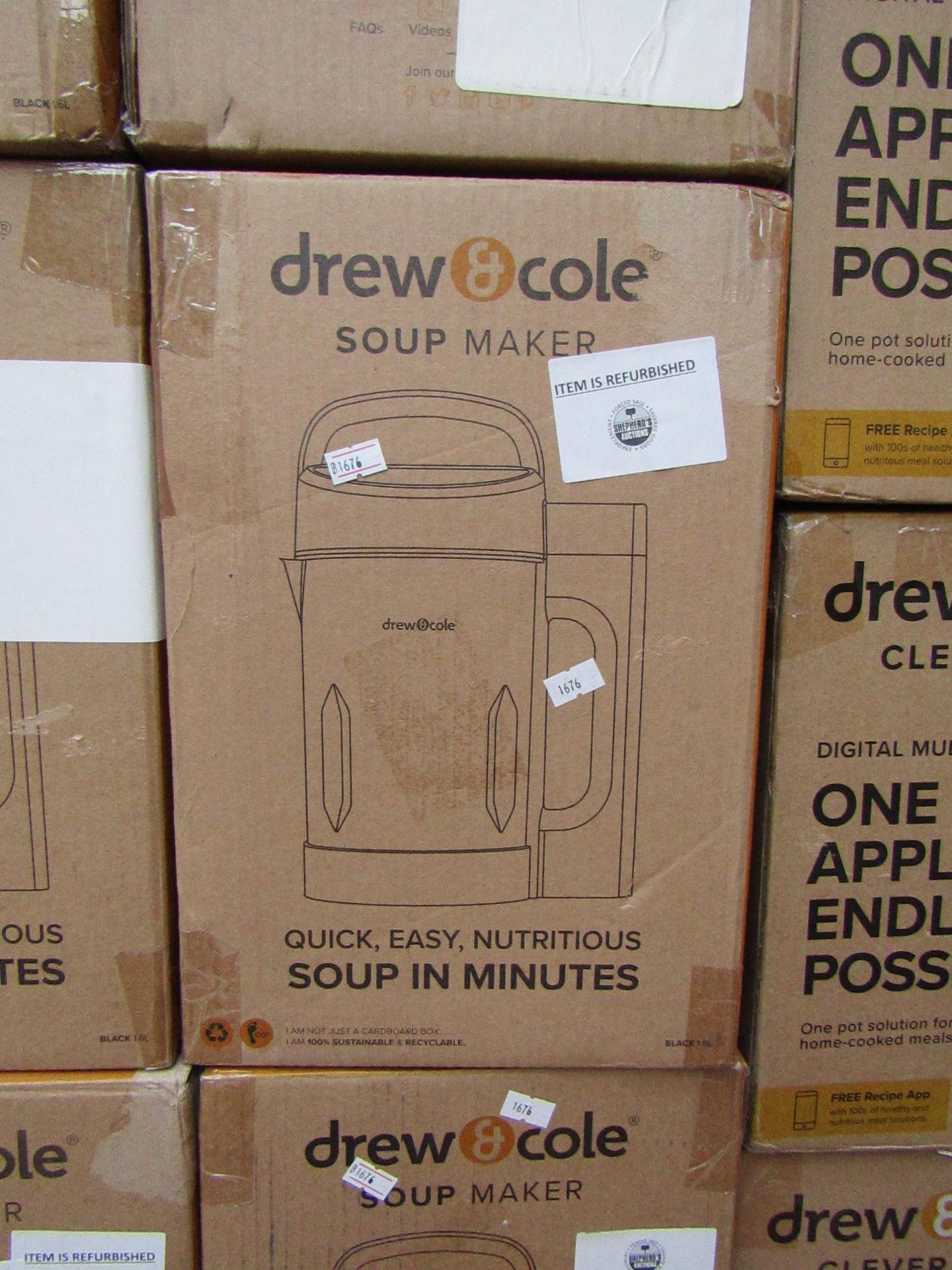 | 1X | DREW AND COLE SOUP CHEF | BOXED AND REFURBISHED | NO ONLINE RESALE | SKU C5060541516809 | RRP