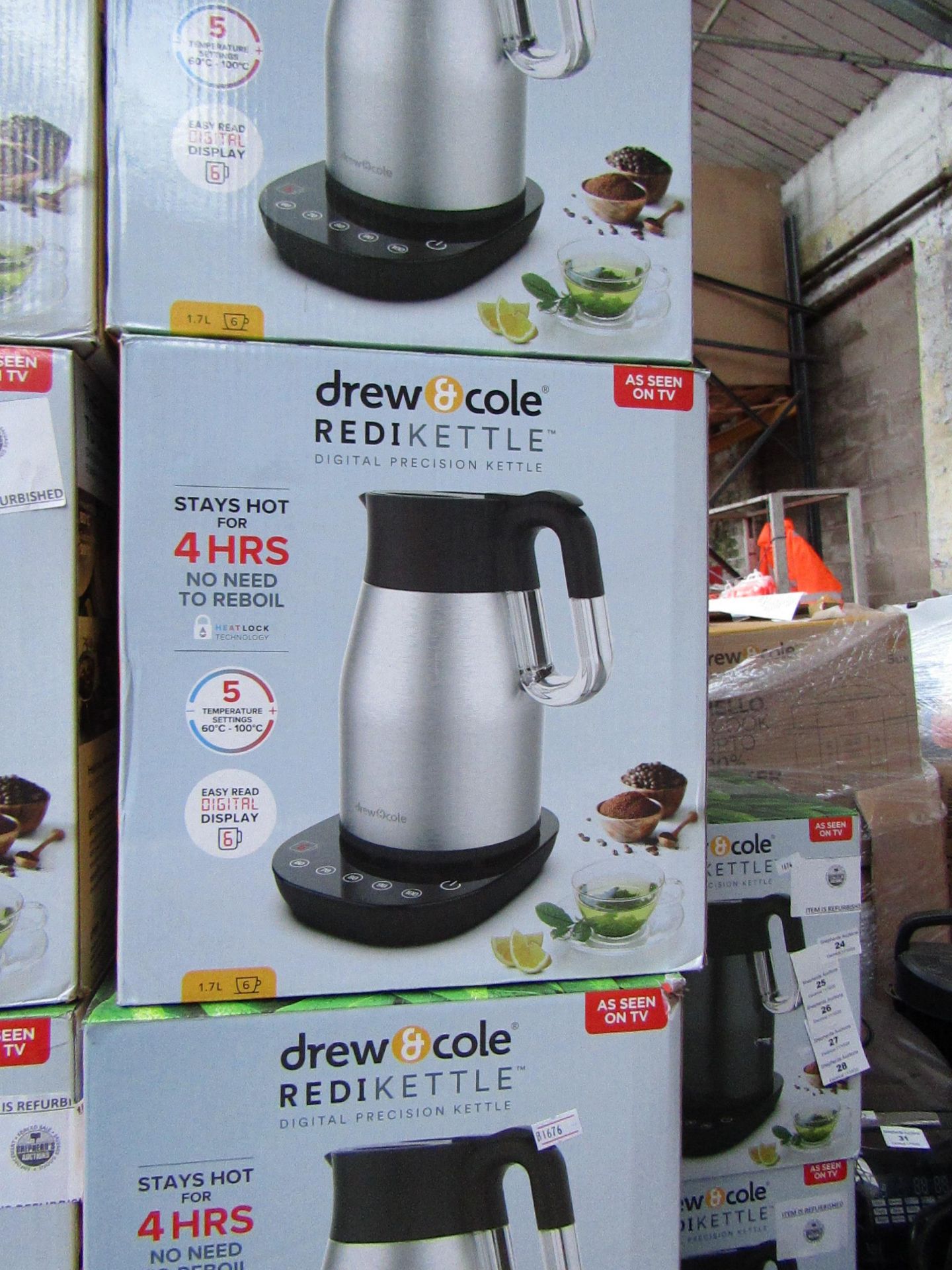 | 1X | DREW AND COLE REDI KETTLE | REFURBISHED AND BOXED | NO ONLINE RESALE | SKU C5060541513587 |