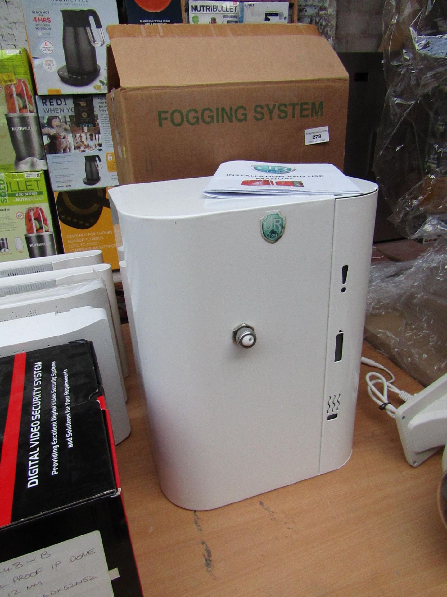 UR Fog Fast 02 alarm fogging system, untested and boxed.