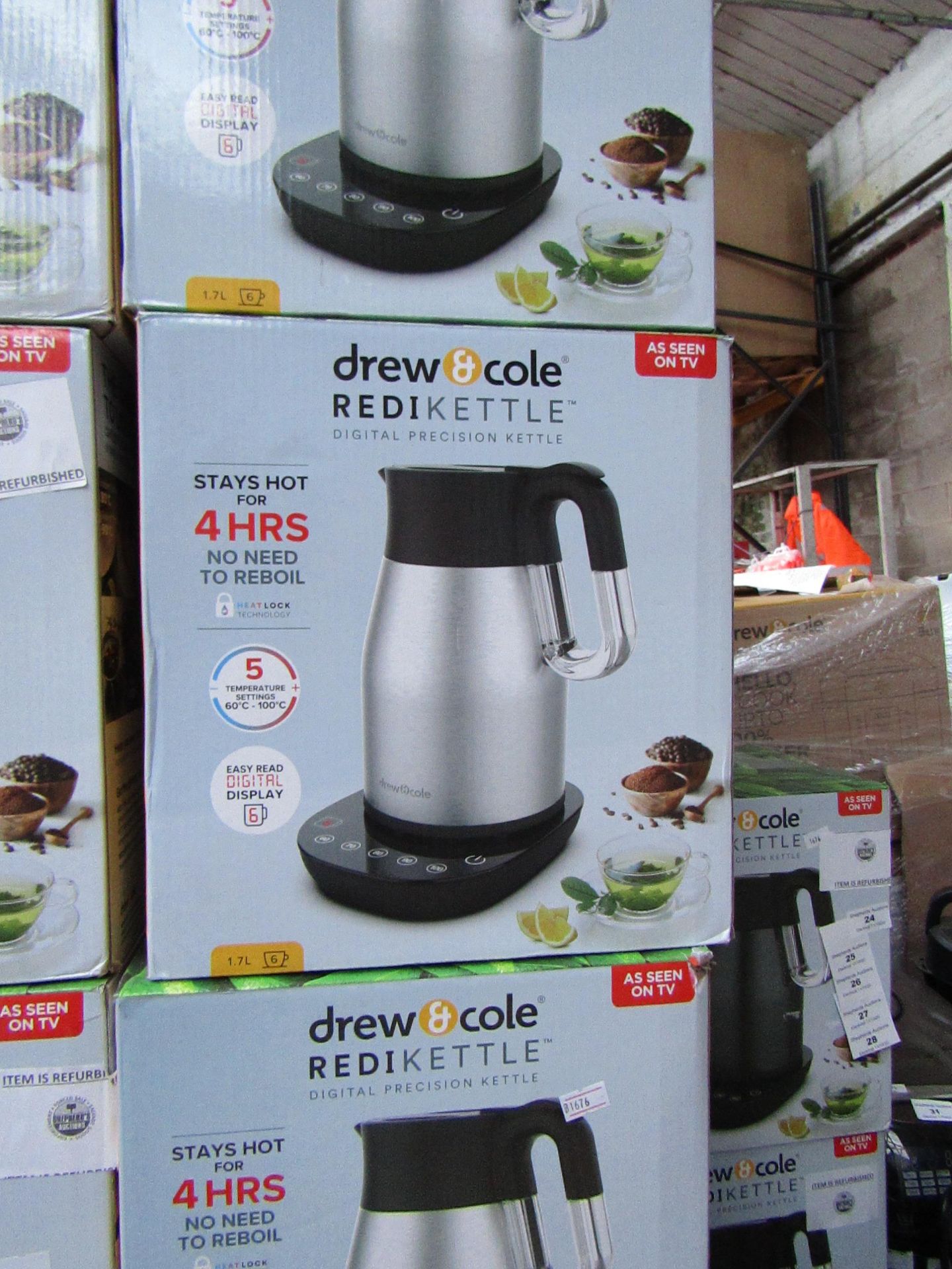 | 1X | DREW AND COLE REDI KETTLE | REFURBISHED AND BOXED | NO ONLINE RESALE | SKU C5060541513587 |