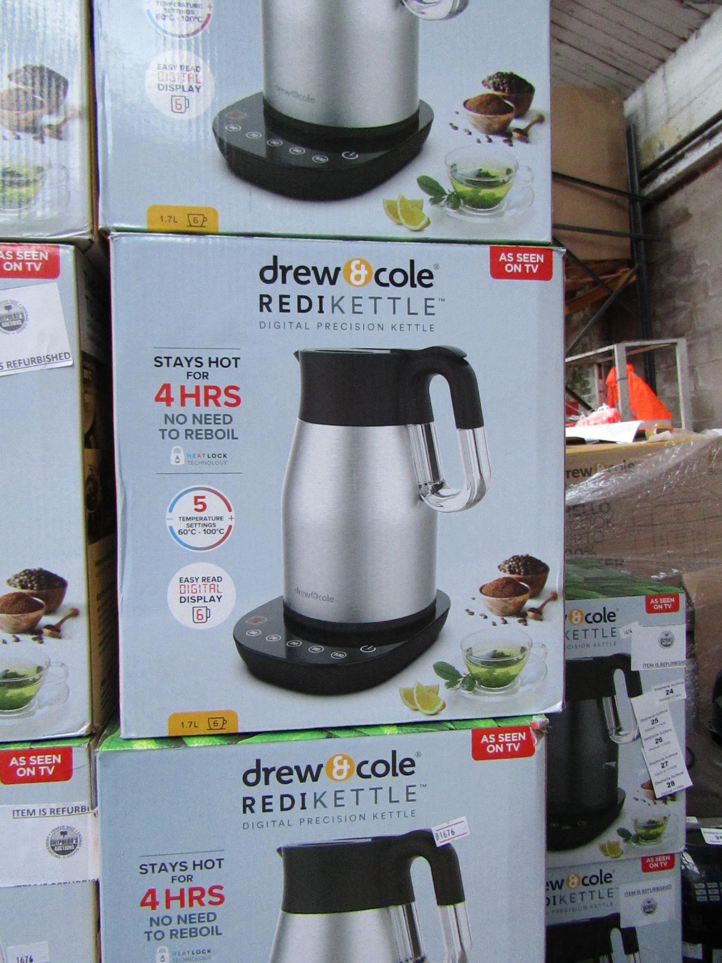 | 1X | DREW AND COLE REDI KETTLE | REFURBISHED AND BOXED | NO ONLINE RESALE | SKU C5060541513587 |