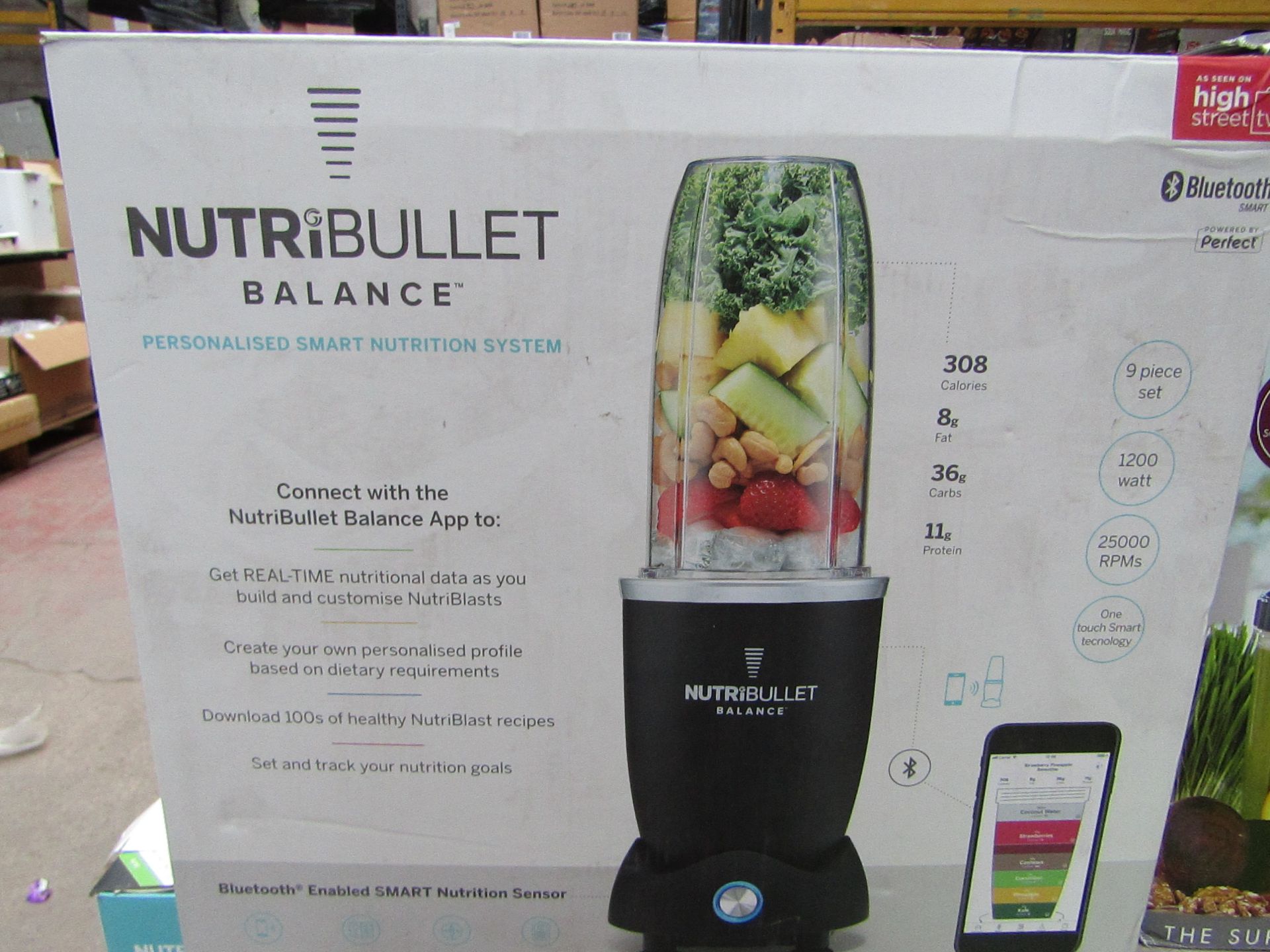 | 6X | NUTRIBULLET BALANCE | UNCHECKED AND BOXED | NO ONLINE RE-SALE | SKU C5060541512900 | RRP £