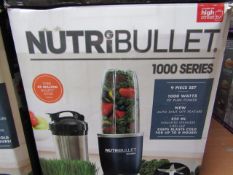 | 4X | NUTRI BULLET 1000 SERIES | UNCHECKED AND BOXED | NO ONLINE RE SALE | SKU C5060191464734 | RRP