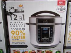 | 5X | PRESSURE KING PRO 12 IN 1 5LTR PRESSURE COOKER | UNCHECKED AND BOXED SOME MAY BE IN NON