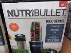 | 4X | NUTRI BULLET 1000 SERIES | UNCHECKED AND BOXED | NO ONLINE RE SALE | SKU C5060191464734 | RRP