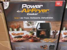 | 10X | POWER AIR FRYER COOKER 5.7LTR | UNCHECKED AND BOXED | NO ONLINE RE-SALE | SKU