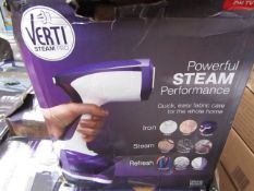 | 5X | VERTI STEAM IRONING SYSTEM | ALL CUSTOMER RETURNS | UNCHECKED AND BOXED | NO ONLINE