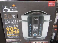 | 4x | PRESSURE KING PRO 20 IN 1 6LTR PRESSURE COOKER | UNCHECKED AND BOXED SOME MAY BE IN NON