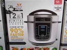 | 5X | PRESSURE KING PRO 12 IN 1 5LTR PRESSURE COOKER | UNCHECKED AND BOXED SOME MAY BE IN NON