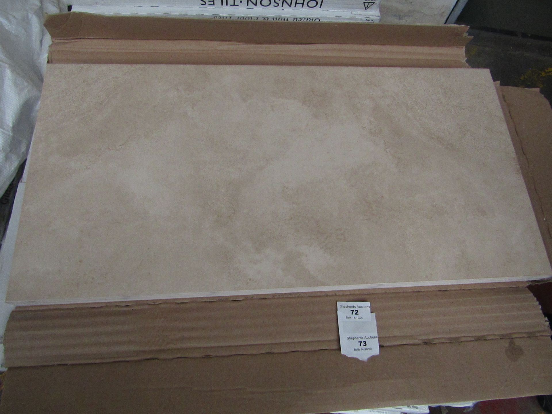 10x Packs of 5 NAT Beauty Sand 300x600 wall and Floor Tiles By Johnsons, New, the RRP per pack is £