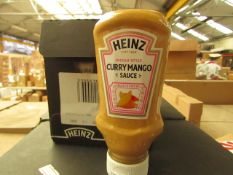 8x 220ml Heinz Curry Mango Sauce. BB 15/9/20