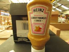 8x 220ml Heinz Curry Mango Sauce. BB 15/9/20