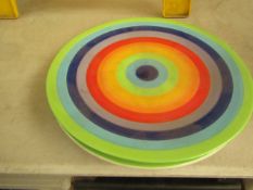 8 x Rainbow Design Side Plates. New