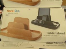 Royal VKB - Table Island Personal Valuables Organiser (Cork) - New & Boxed.