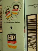 Box of 70 x 26ml Original HP Brown Sauces. BB 13/8/20