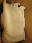 3x Deckers - White Pillows 15" x 23" - All Unsed.