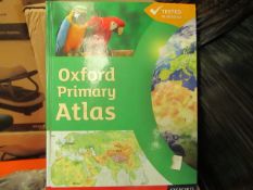 Box of 20 x Oxford Primary Atlas's. RRP £12.99 Each. New & boxed
