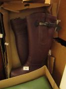 Aigle Size 3 Wellies. Unused & Boxed. See Image For Design. RRP £159