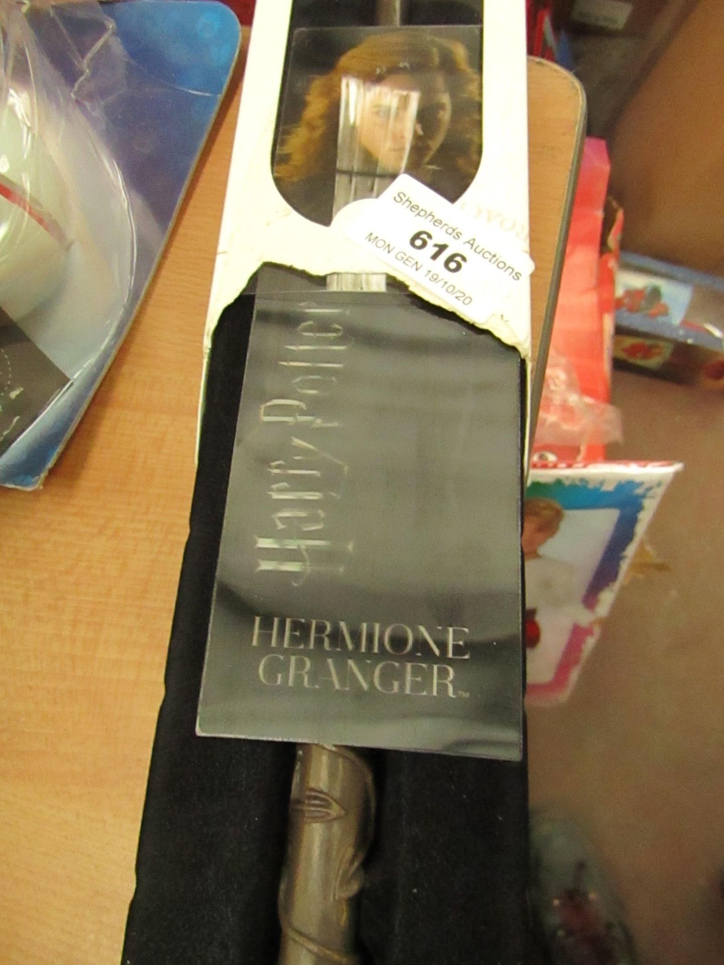 Harry Potter Hermione Granger 12" Wand with 3D Bookmark. Unused & Boxed