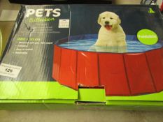 Pets Collection - Pet Pool 80 x 20 cm - Unchecked & Boxed.