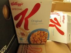 Box of 40 x 30g Kelloggs Speacial K Packs. BB 02/09/20