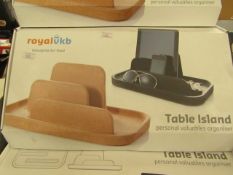 Royal VKB - Table Island Personal Valuables Organiser (Cork) - New & Boxed.