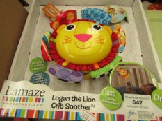 Lamaze - Logan The Lion Crib Soother - Unused & Boxed.