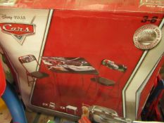 Disney Cars - Foldable Metal Table & 2 Chairs - Unchecked & Boxed.