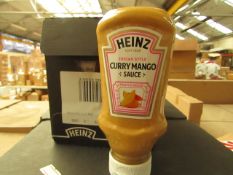 8x 220ml Heinz Curry Mango Sauce. BB 15/9/20